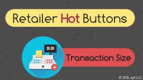 Retailer Hot Buttons: Transaction Size