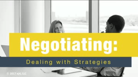 Negotiating: 11. Dealing with Strategies