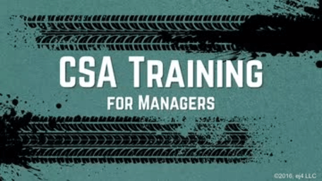 CSA Training for Managers