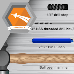 Removing Rivets in the 90 Degree Drilling Project