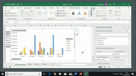 Excel Office 365: Working with Data in PivotTables