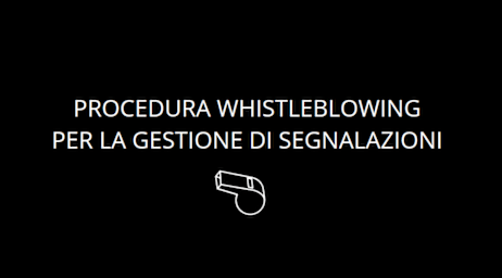 Procedura di Whistleblowing per la gestione di segnalazioni (Procedure for managing whistleblowing reports)