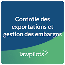 Compliance: Export control and dealing with embargoes (FR)