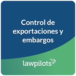 Compliance: Export control and dealing with embargoes (ES)