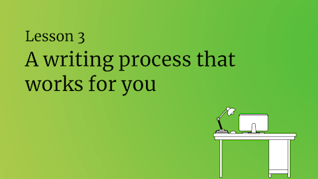 A writing process that works for you