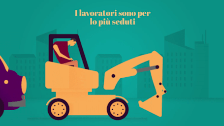 Lavorare da seduti (Working when seated)