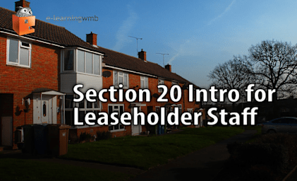 Section 20 Intro for Leaseholder Staff