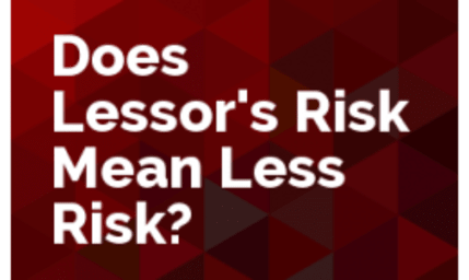 Does Lessors Risk Mean Less Risk