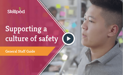 Supporting a Culture of Safety (General Staff Guide)