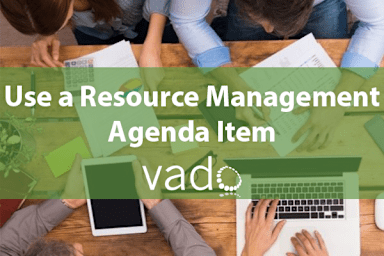 Use a Resource Management Agenda Item