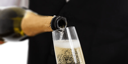 Open and Pour Champagne