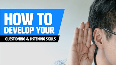 How To Develop Your Questioning & Listening Skills - Rapid Recall