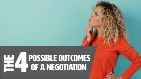 The 4 Possible Outcomes Of A Negotiation - Rapid Recall