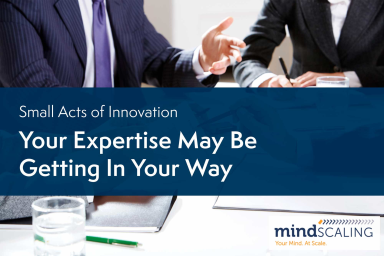 Small Acts of Innovation: Your Expertise May Be Getting in Your Way