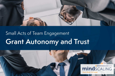 Small Acts of Team Engagement: Grant Autonomy and Trust