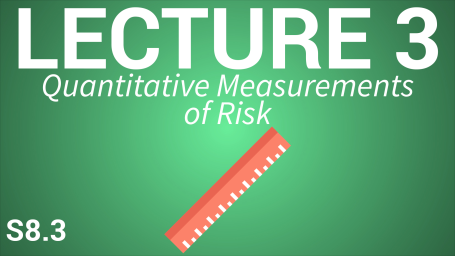 Enterprise Risk - Identification and Mitigation - Lecture 3: Quantitative Measurements of Risk