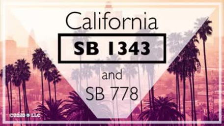 California SB 1343 and SB 778