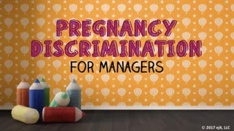 Pregnancy Discrimination Act for Managers