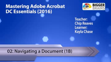 Acrobat DC 2016 - Navigating a Document