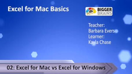 Excel for Mac Basics 02: Excel for Mac vs Excel for Windows