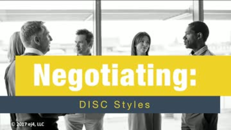 Negotiating: 10. DISC Styles