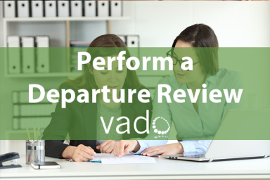 Perform a Departure Review