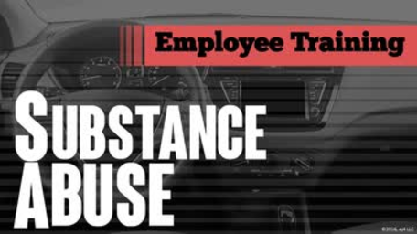 Substance Abuse: 09. Employee Training