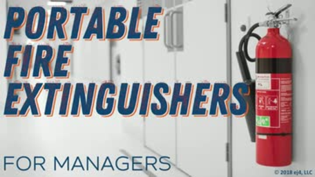 Portable Fire Extinguishers for Managers