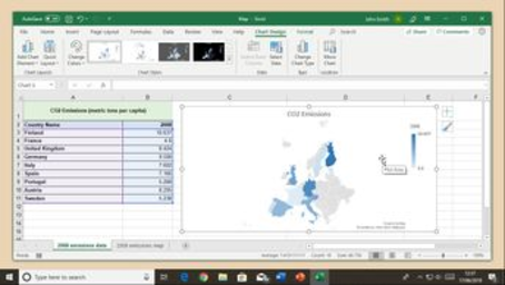 Excel Office 365: Working with Different Chart Styles