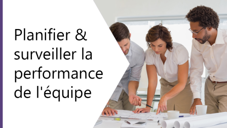 Planifier & surveiller la performance de l'équipe (Plan & monitor team performance)