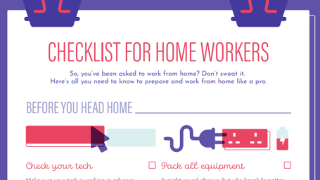 Working from home checklist