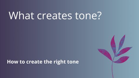 What creates tone?