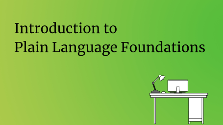 Introduction to Plain Language Foundations