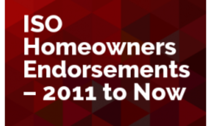 ISO Homeowners' Endorsements 2011 to Now