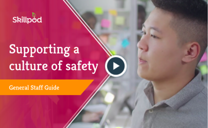 Supporting a Culture of Safety (General Staff Guide)