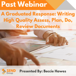 A Graduated Response: Writing High Quality Assess, Plan, Do, Review Documents