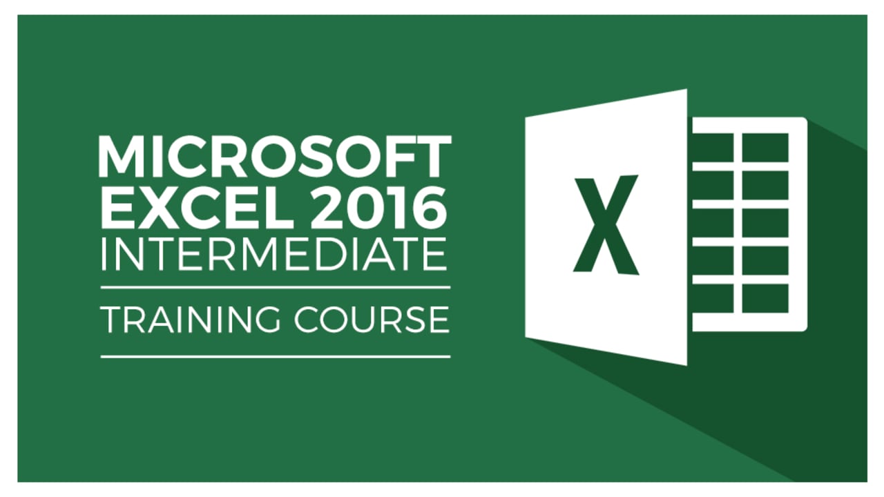 Microsoft Excel 2016 Intermediate