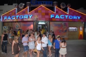 Factory Night Club, Malia, Crete
