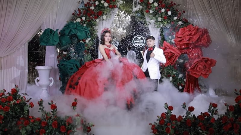 Elegant wedding celebration