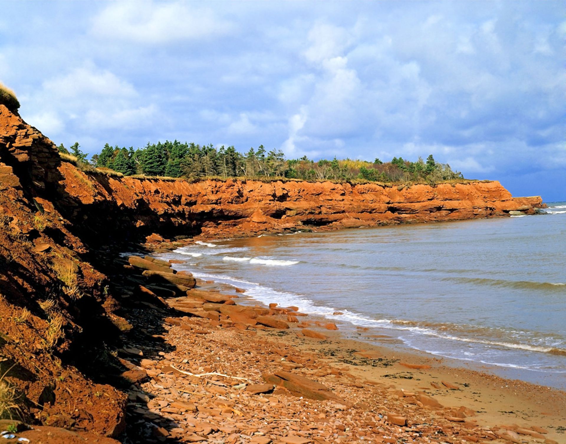 Die Küste von Prince Edward Island in Kanada