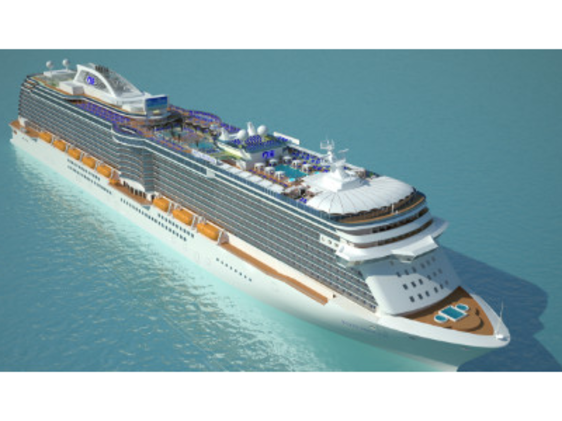 Taufe der Royal Princess in Southampton