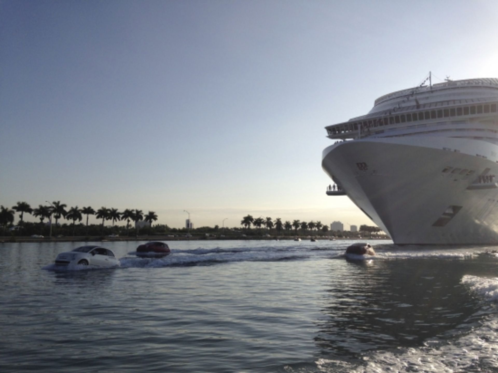 MSC Divina von Fiat 500 begrüßt