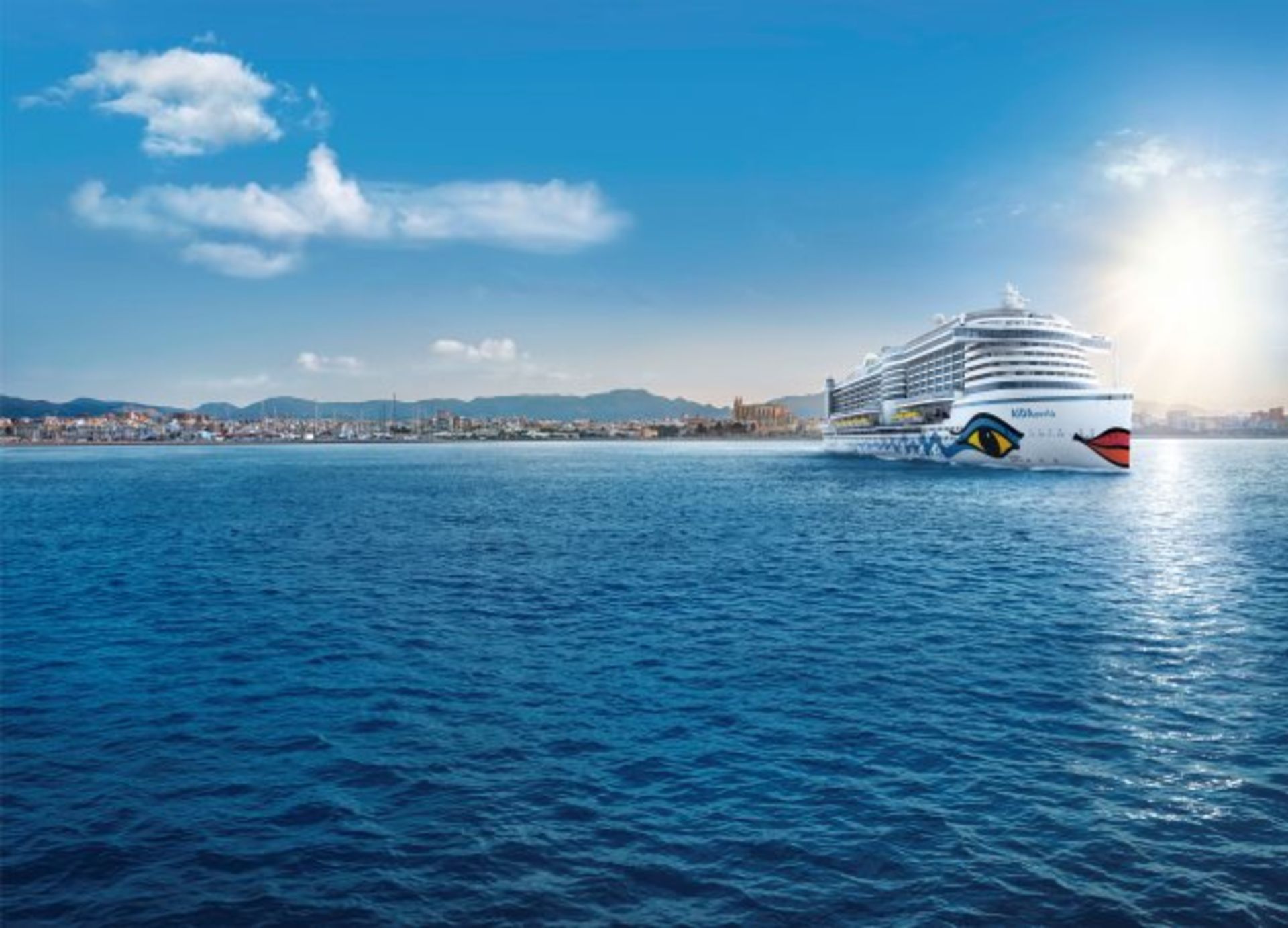 Ab Juli 2017 kreuzt AIDAperla durch das westliche Mittelmeer