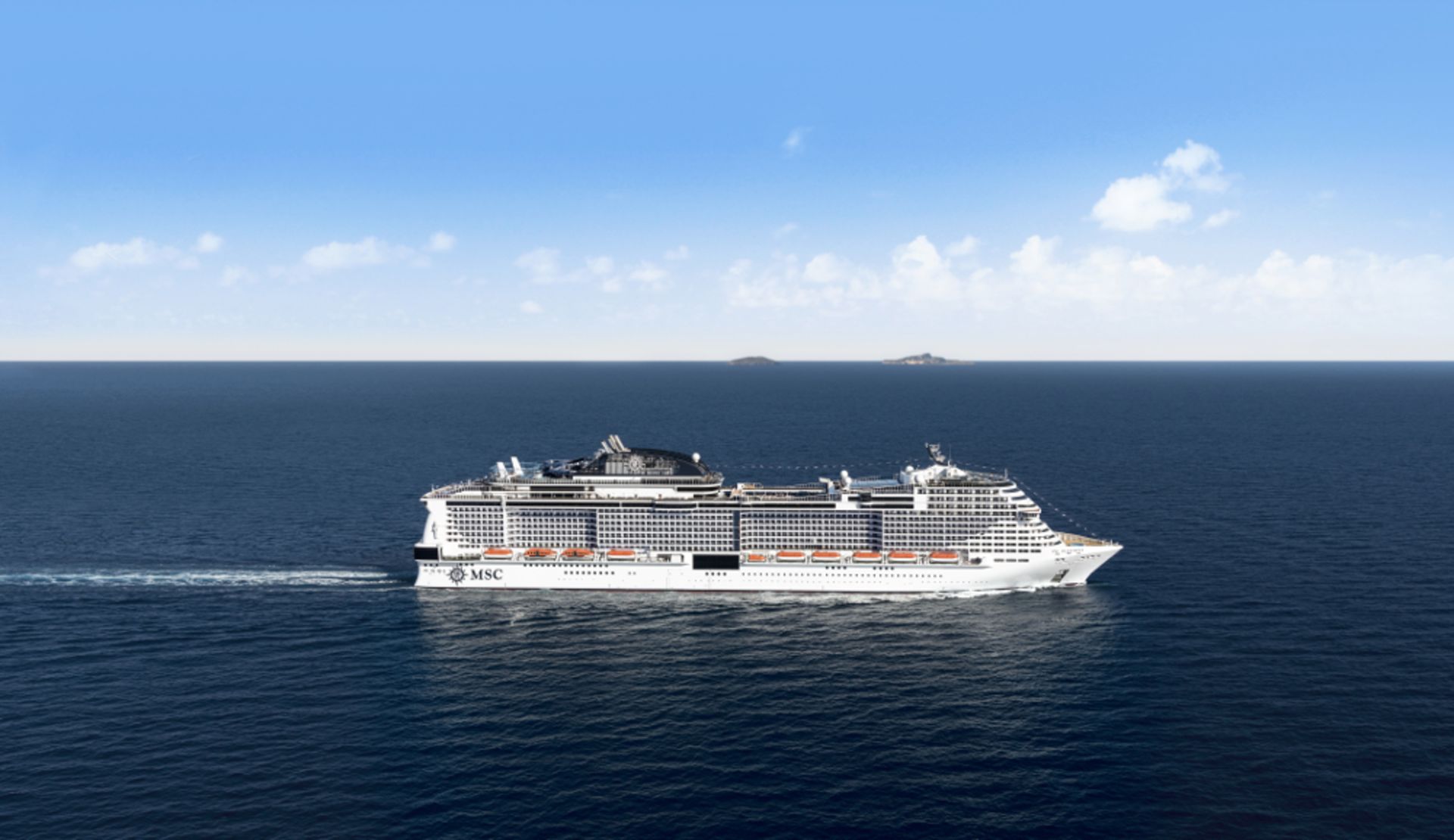 MSC Meraviglia im Mittelmeer