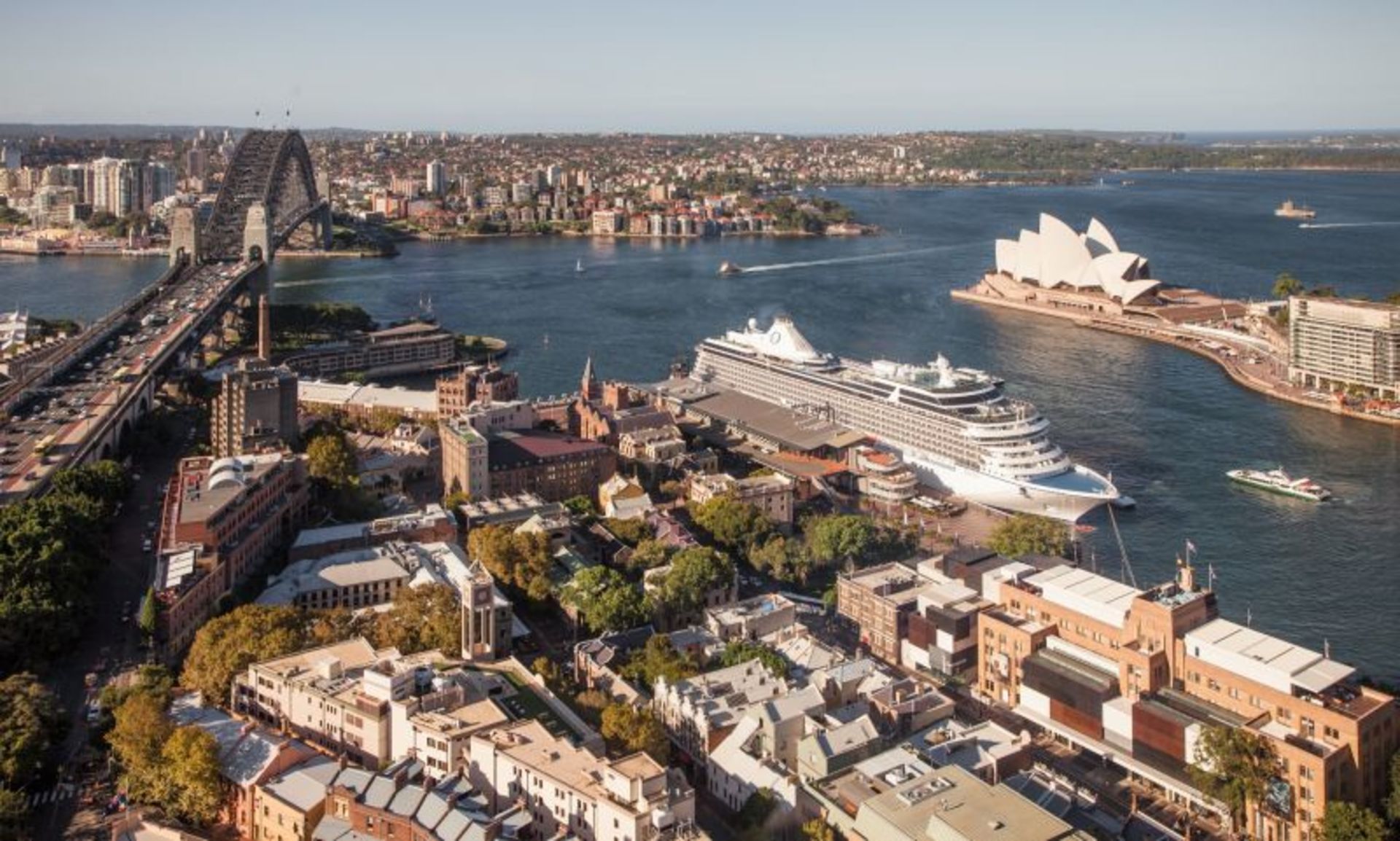 Kreuzfahrtschiff von Oceania Cruises in Sydney