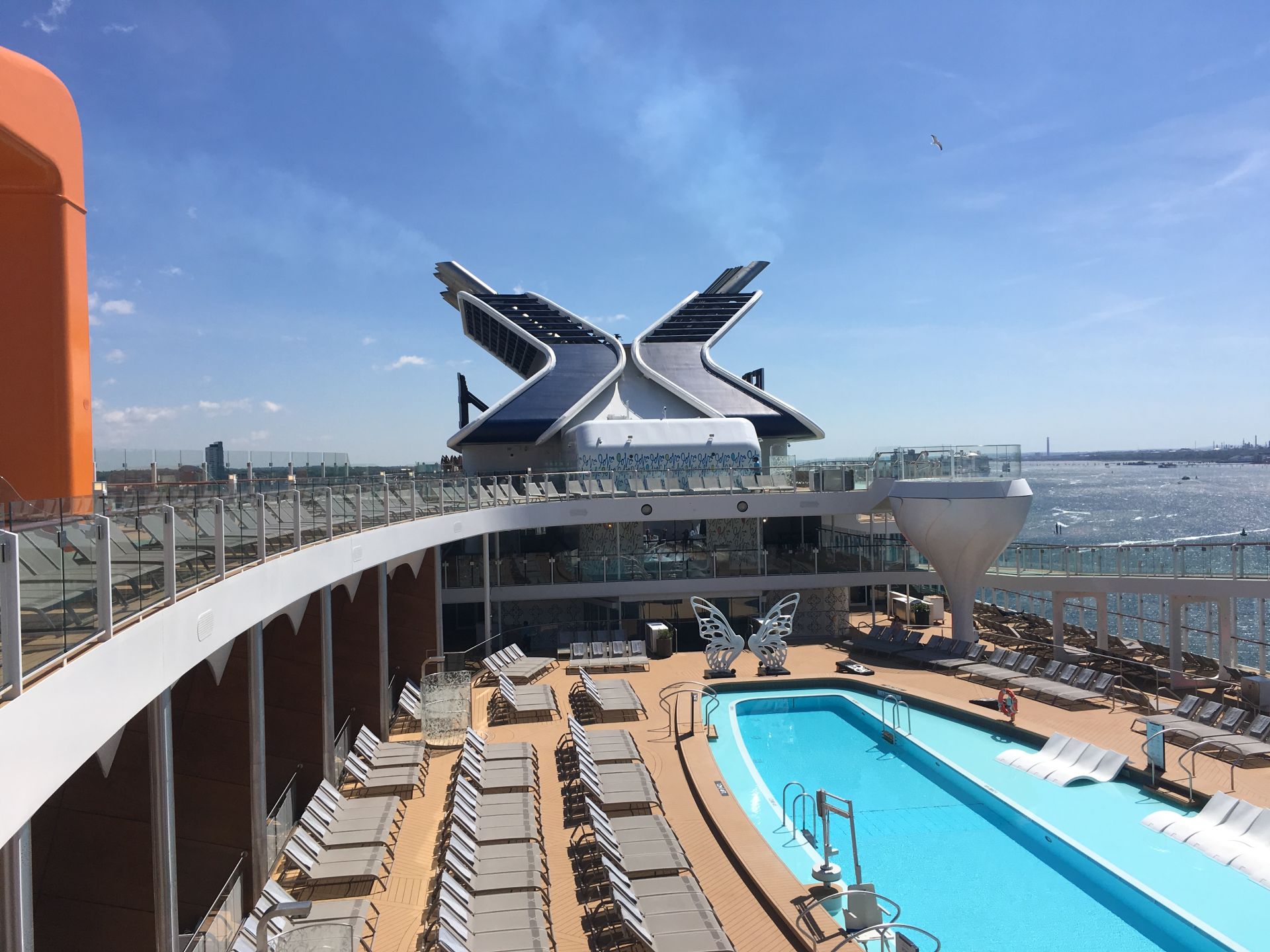 Poolbereich auf der Celebrity Edge