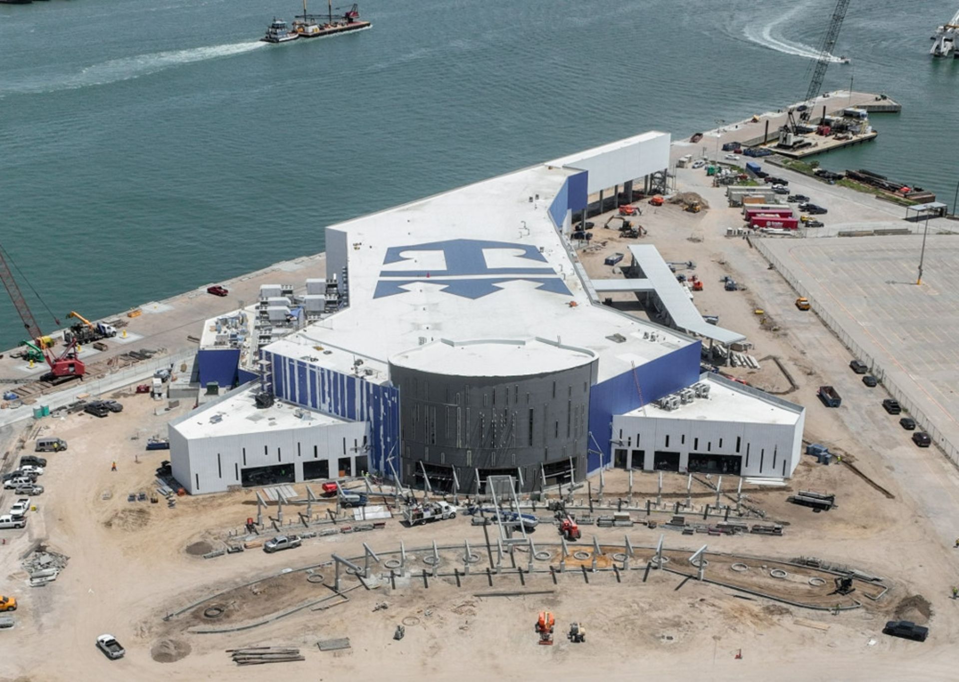 Das neue Terminal in Galveston