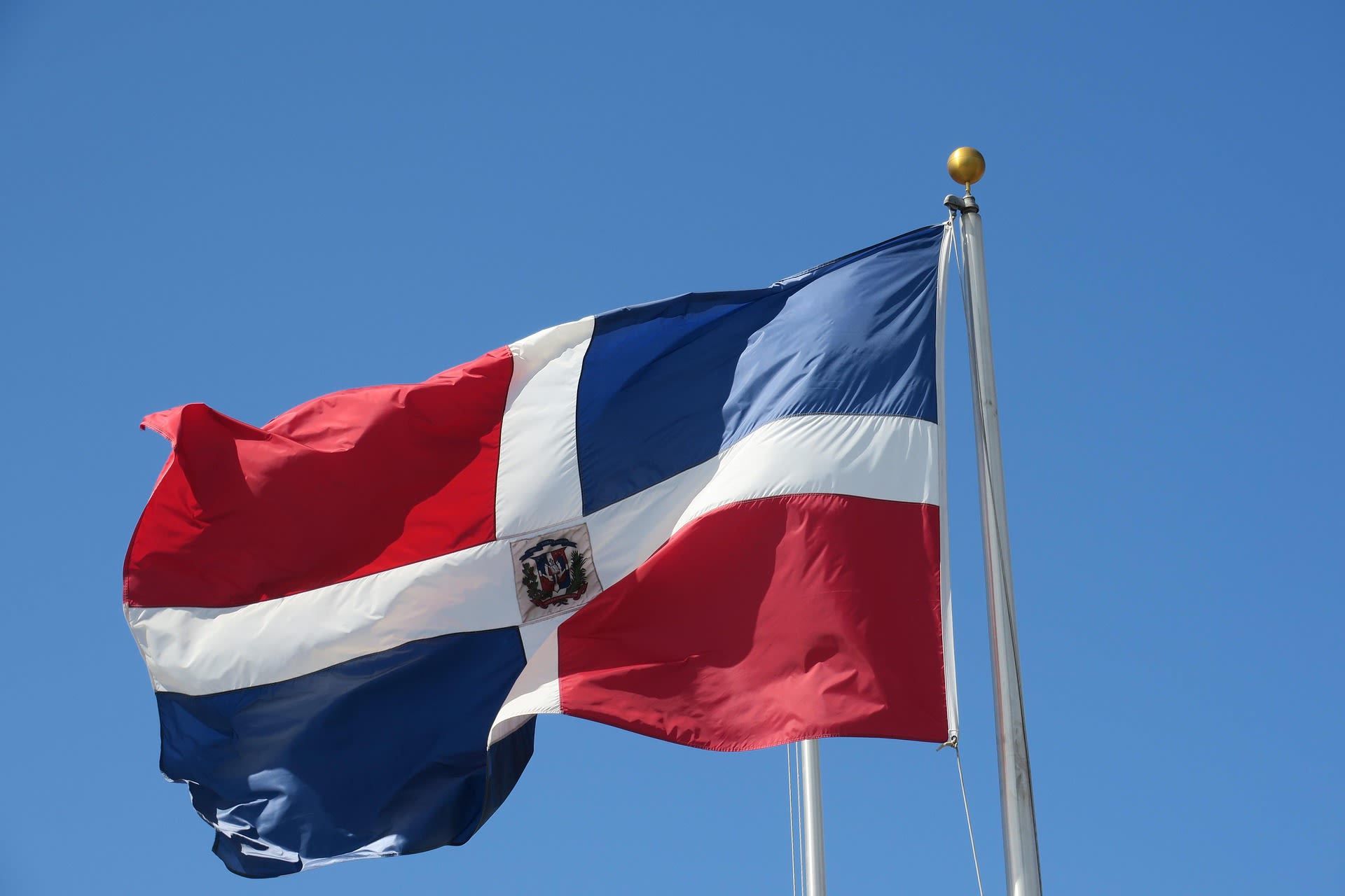 Flagge Dominikanischen Republik