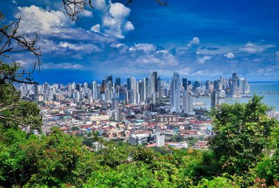 Panamakanal mit ABC-Inseln