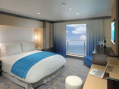 Kat. 1U Innenkabine mit virtuellem Balkon